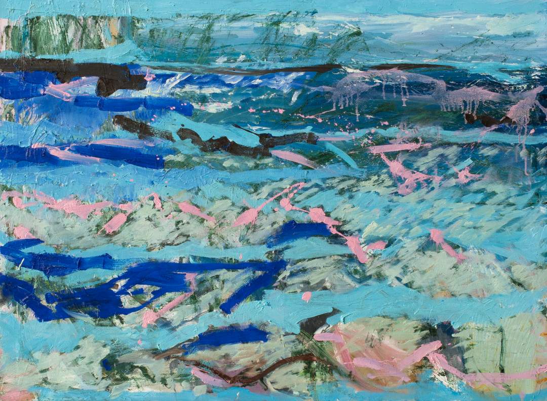 Markus Tepe - Meer, 2011, Öl auf Leinwand, 80 x 110cm